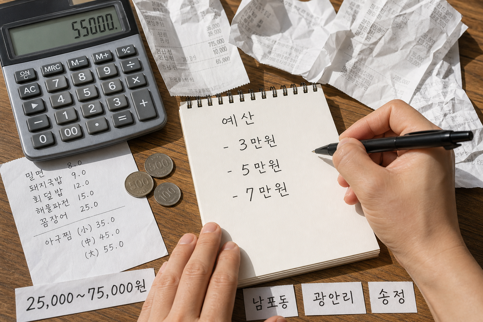 부산 맛집 코스 예산 계획법